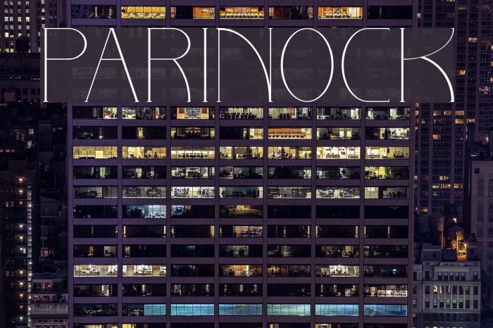 PARINOCK Font examples