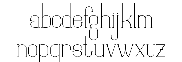 PARINOCK Font LOWERCASE