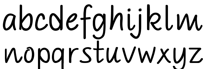 PAROLE Script Bold Demo Font LOWERCASE