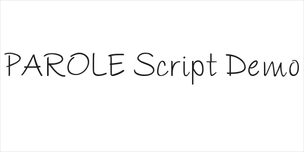 PAROLE Script Demo Logo