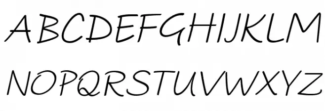 PAROLE Script Italic Demo फ़ॉन्ट अपरकेस