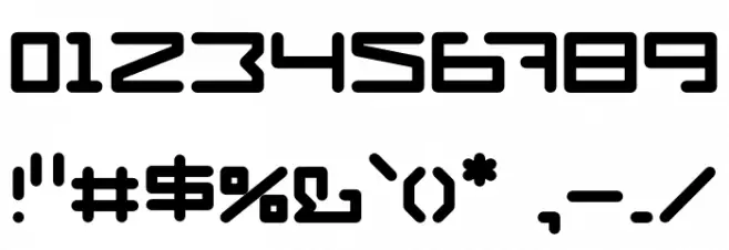 PAROSHCA Font OTHER CHARS