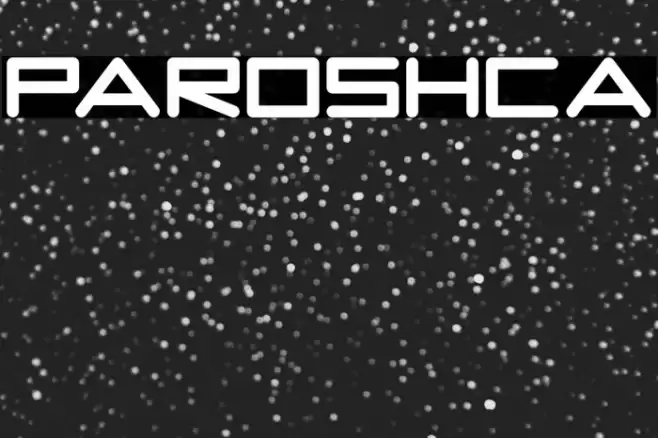 PAROSHCA Font examples