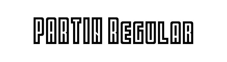 PARTIN Regular Font