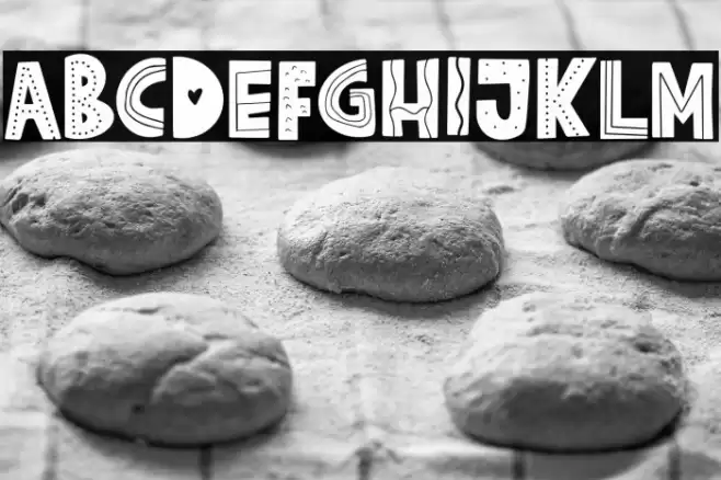 PARTY SIZE Caratteri examples