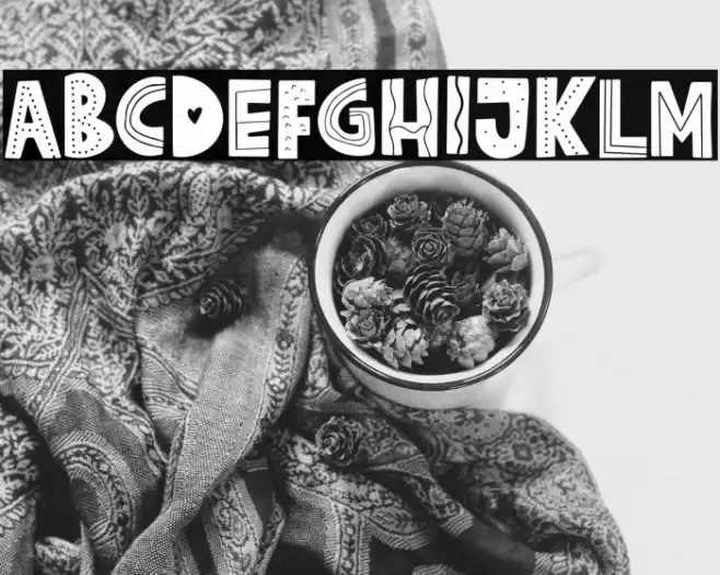 PARTY SIZE Caratteri examples