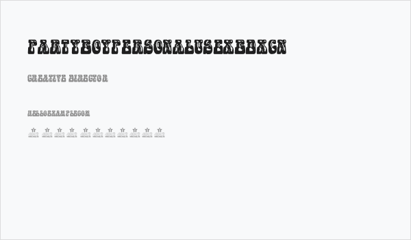 PARTYBOYPERSONALUSE-XBdXCn Business Card