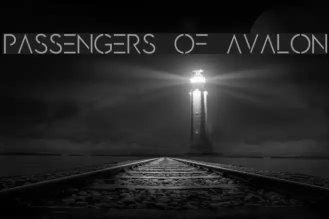 PASSENGERS OF AVALON Font examples