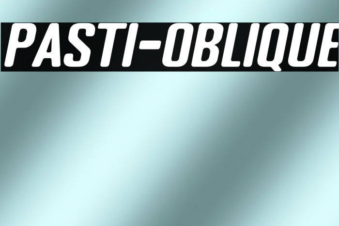 PASTI-Oblique Example 2