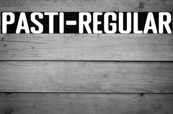 PASTI-Regular Font examples
