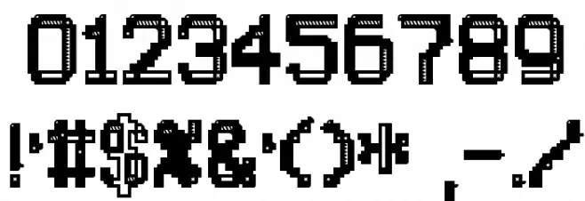 PATCHCRACK Font OTHER CHARS