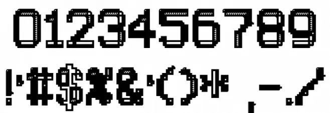 PATCHCRACK Font OTHER CHARS