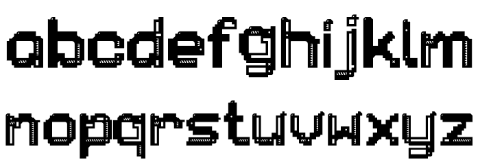PATCHCRACK Font LOWERCASE