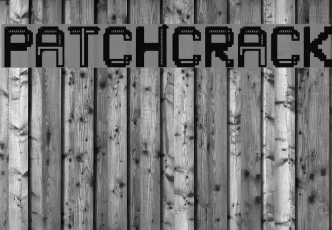 PATCHCRACK Font examples