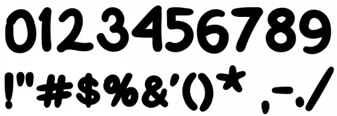 PATRA Bold Font OTHER CHARS