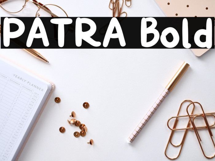 PATRA Bold Example 3