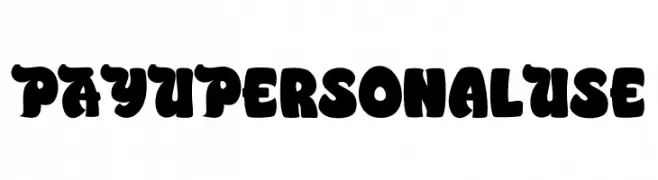 PAYU Personal Use  تنزيل الخطوط