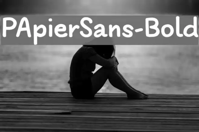 PApierSans-Bold Font examples
