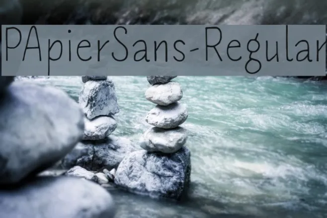 PApierSans-Regular Example 1