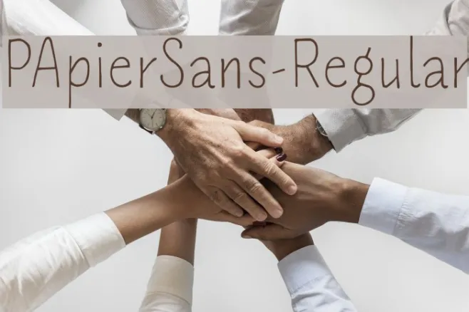 PApierSans-Regular Example 3