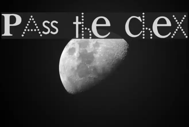 PAss the CheX Font examples