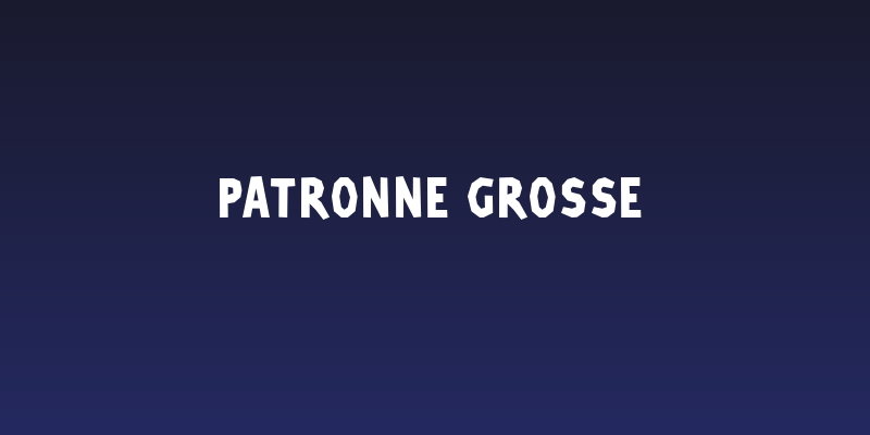 PAtronne Grosse Social Header