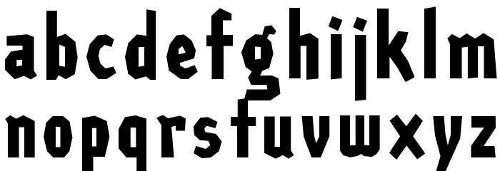 PAtronne Grosse Schriftart Kleinbuchstaben
