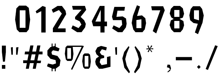 PAtronne Maigre Font OTHER CHARS