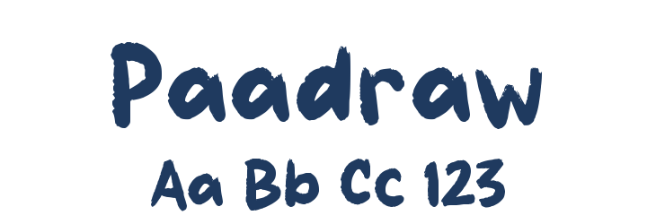 Paadraw Font Preview