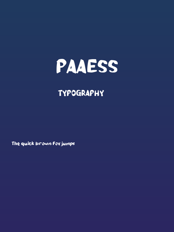 Paaess Poster