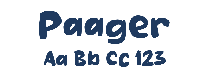 Paager Font Preview