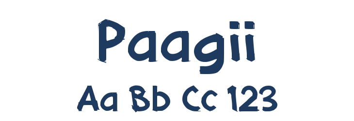 Paagii Font Preview