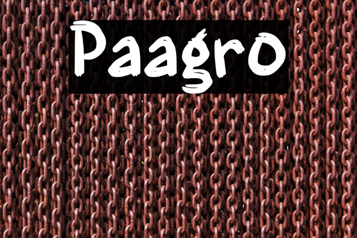 Paagro Example 1