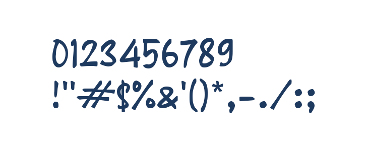 Paahong Script Other Characters