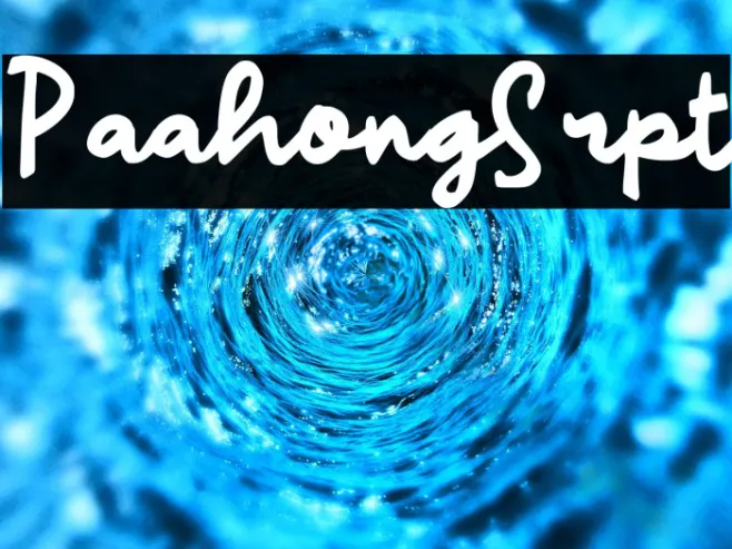Paahong Script Example 2