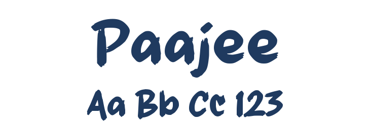 Paajee Font Preview