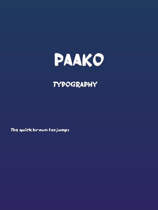 Paako Poster