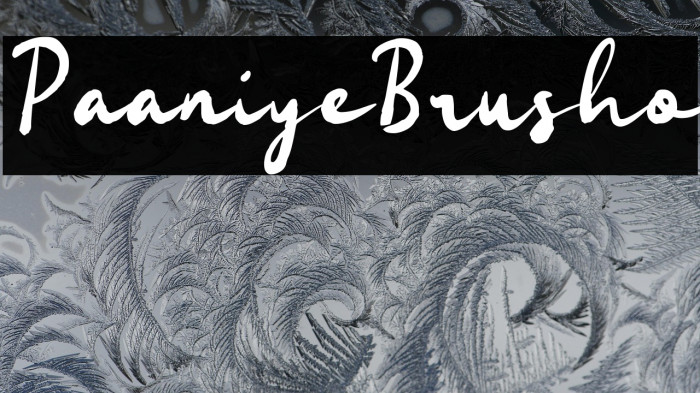 Paaniye Brusho Example 2