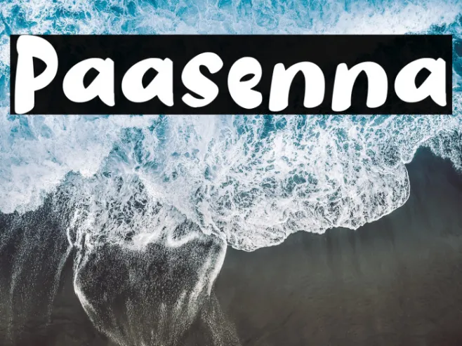 Paasenna Example 2