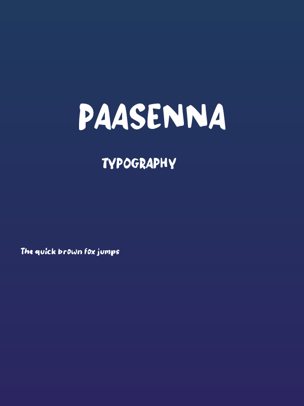 Paasenna Poster