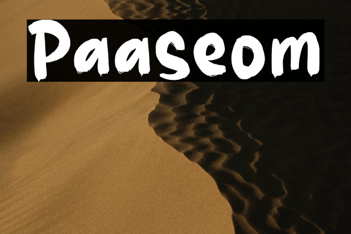 Paaseom Example 1