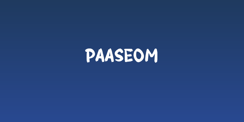 Paaseom Social Header