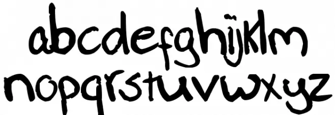 Paasse Handwriting Fuentes MINÚSCULAS