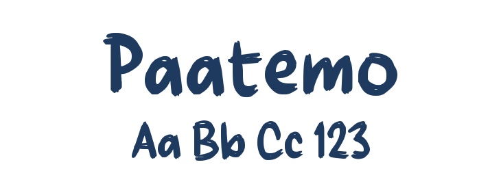 Paatemo Font Preview