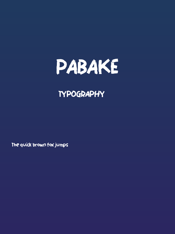 Pabake Poster