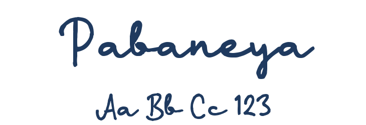 Pabaneya Font Preview