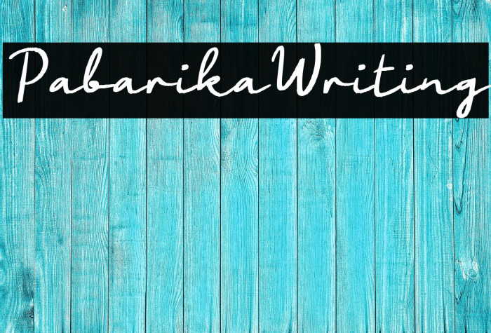 Pabarika Writing Example 1