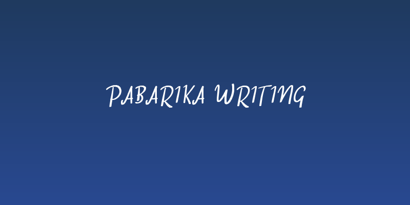 Pabarika Writing Social Header