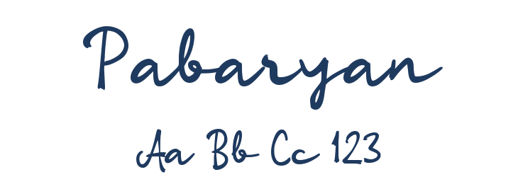 Pabaryan Font Preview