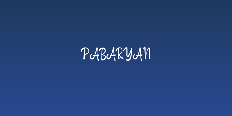 Pabaryan Social Header